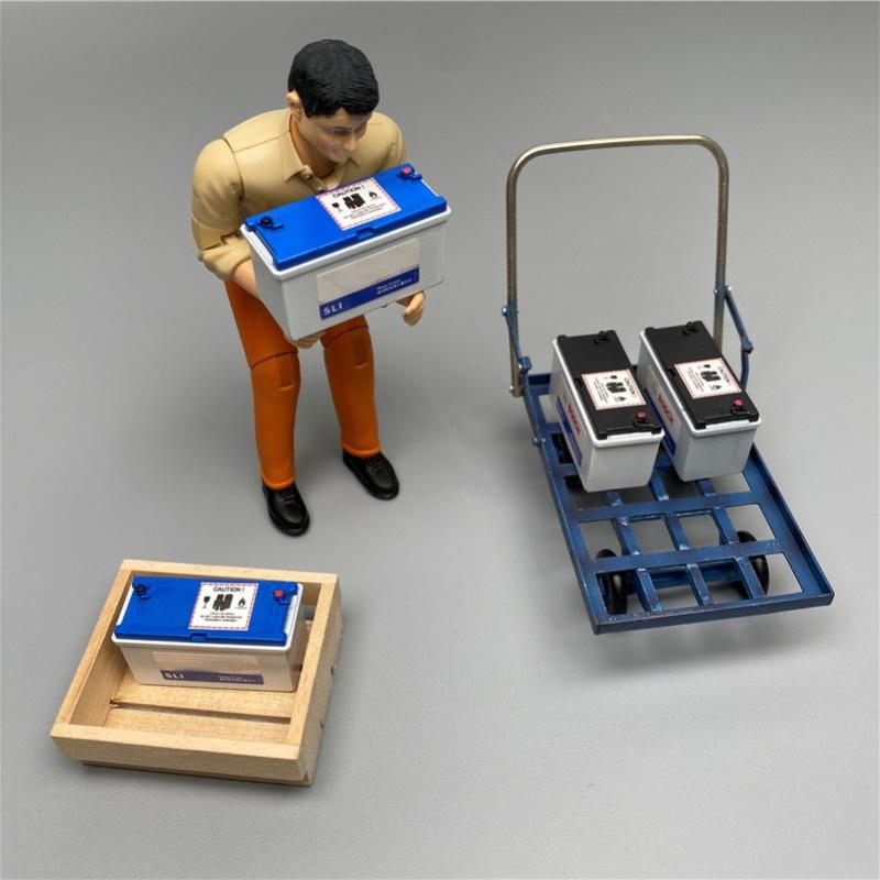 Modello di scatola della batteria in miniatura per 1/14 Tamiya Remote Control Truck 1pcs