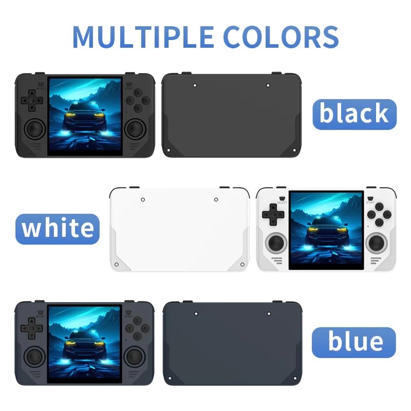 Powkiddy RGB30 RK3566 Whatsko Handheld Game OpenSource Linux IPS OCA Fully Black Console, System, 4-inch Screen, Fitted, WiFi/Bluetooth, 16+64GB RAM,