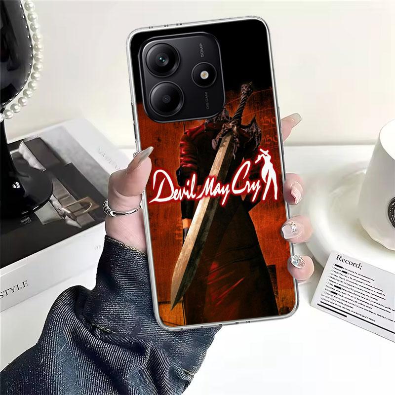 Game D-Devil May Cry 5 Soft Phone Case For Xiaomi Redmi Note 15 14 14S 13 12 Pro Plus 12S 11 11S 11E 10 10S 11T 5G Fundas Coque