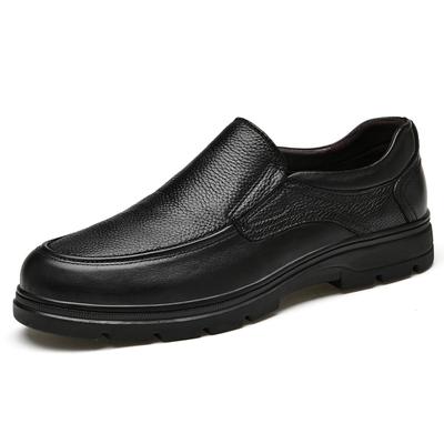 2024 Men Casual Shoes Luxury Brand Casual Slip On Formal  Men  Italian Black Male Driving Shoes Cow Leather Shoes