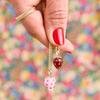 Resin Strawberry Necklace: Cute Summer Fashion, European & American Niche Design