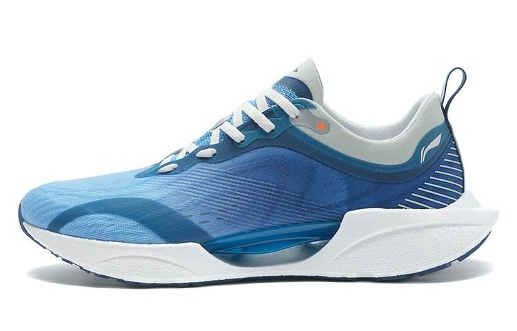 Li Ning Super Light 18 Тканевые Нескользящие Износостойкие Низкие Беговые Кроссовки Мужские Небесно-Голубые ARMR007-4 44