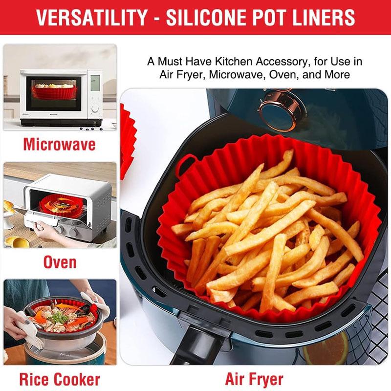 Silicone Mat Air Fryer & Baking Tray Liner - High Temp Resistant