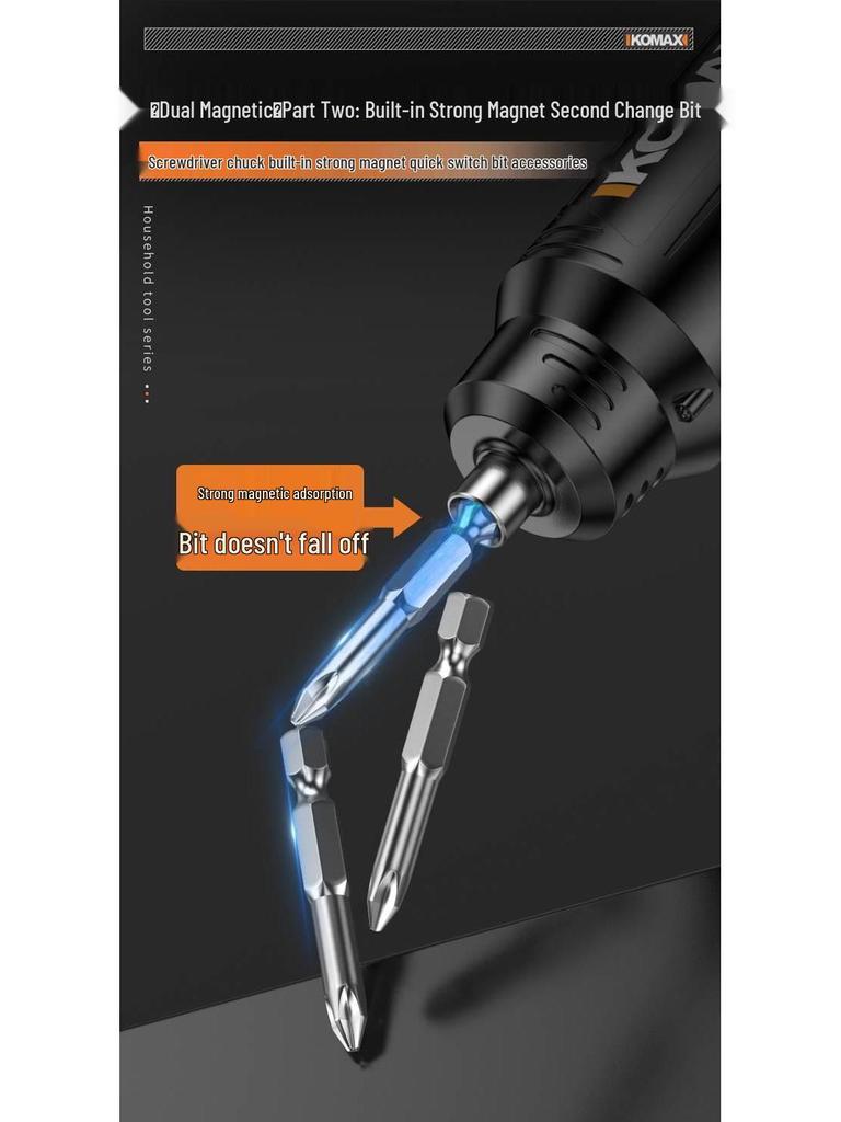 Rechargeable Mini Electric Screwdriver: Portable, Fully Automatic Hand Drill for Home Use