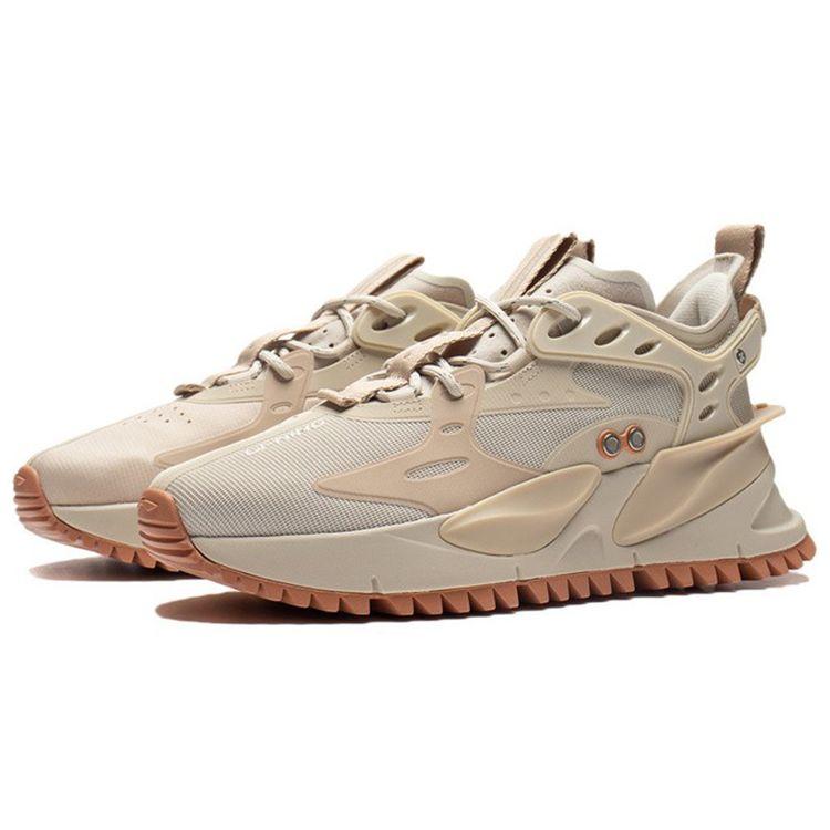 Li Ning CF Trend Low-Top Sports Casual Shoes Men Sneakers Gray-Brown AGLS033-2