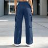 Women's High Waist Casual Joggers with Pockets Color Athletic Pants