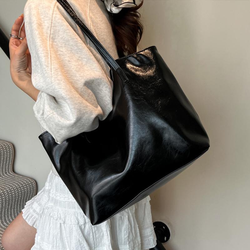 Bag Women's 2025 Summer New Tote Bag Women's Large Capacity Work Bag Portable Shoulder Underarm Bag