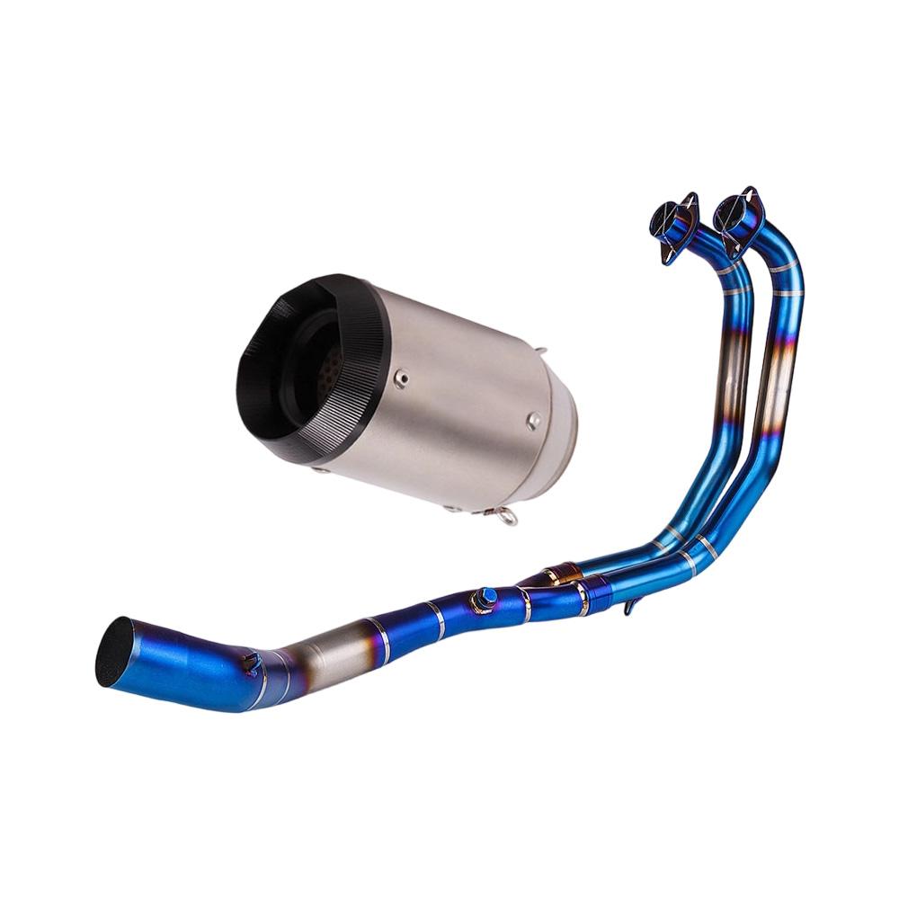Exhaust Systems Exhaust Header Pipe Whole System MufflerFor Yamaha MT-03 2021-2024 YZF R3 Exhausts Pipes