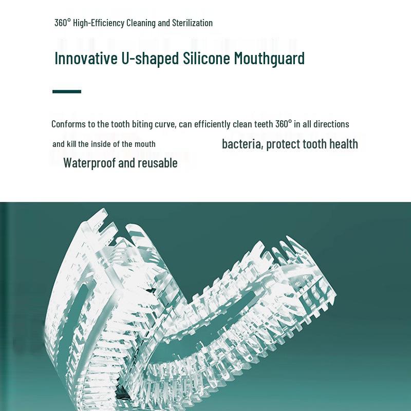 Universal U-Shaped Electric Toothbrush for Babies & Adults - Whitening and Cleaning Device