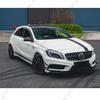 Front Bumper Grille For Mercedes A Class W176 A180 A200 A220 A250 A45 2013-2015 Car Racing Grills GT Style ABS Black/Silver