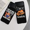 Cute Judo Swordsman Panda Case for Samsung Galaxy Z Flip 3 Flip 5 4 5G Black Hard Cell Phone Cover Samsung Z Flip 5 5G Luxury PC