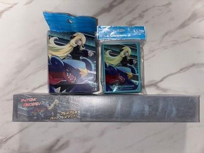 Pokemon Cynthia Garchomp Deck Case Shield Sleeve Playmat Set Card Game