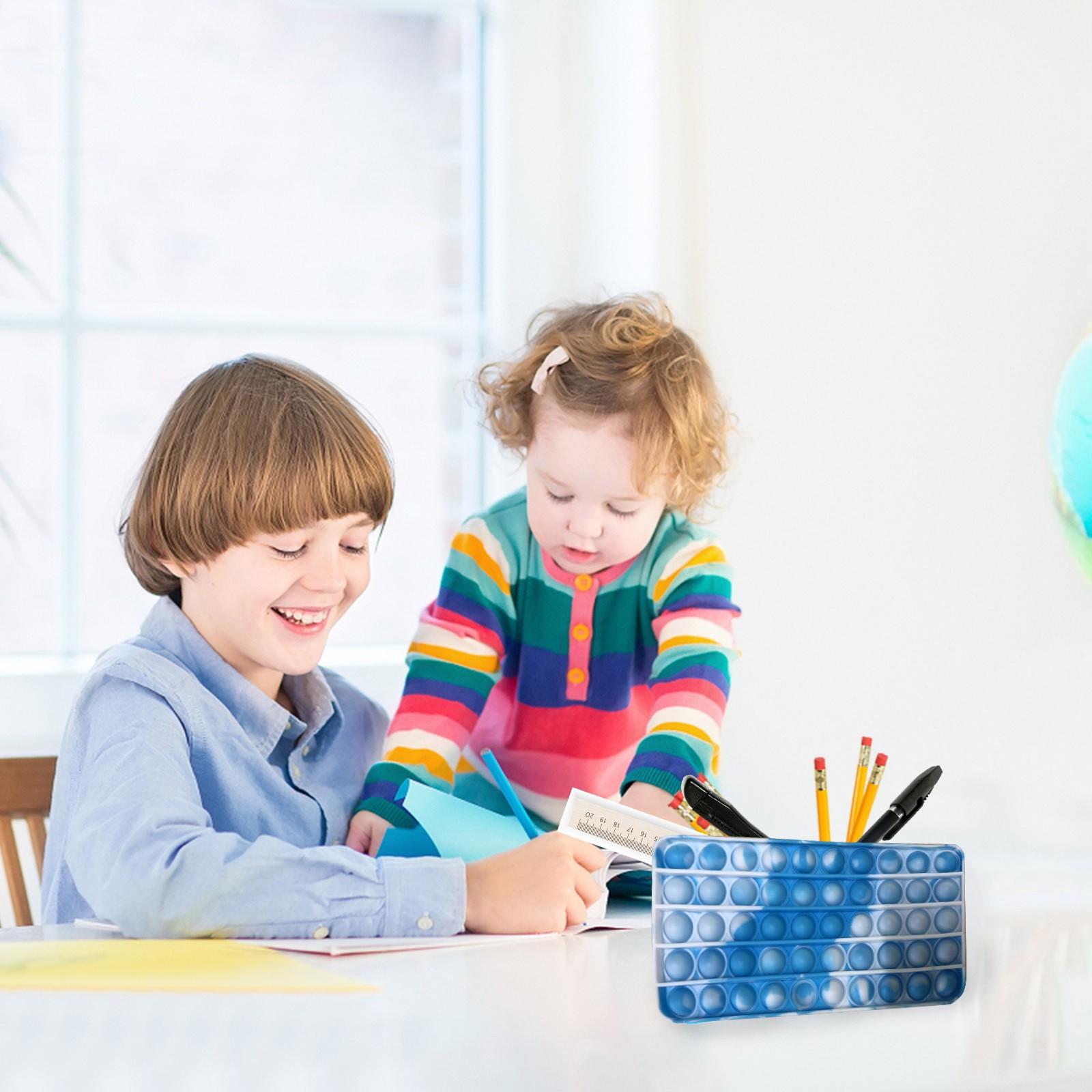 

(H0826)Силиконовый пенал для сенсорной декомпрессии, настольный пазл, декомпрессия