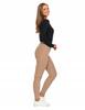 MORAJ Women's High Waist Ribbed Leggings, Fashionable, Sporty, L/XL, Beige
