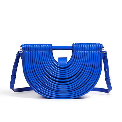 Y Noodle Bag Bamboo Women Handmade Bag Bamboo Bag Beach Bag Semi-round Bamboo Woven Bag Dumpling Bag