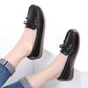 New leather handmade Doudou snail women's shoes non-slip and wear-resistant flat-heeled comfortable loafers women's shoes