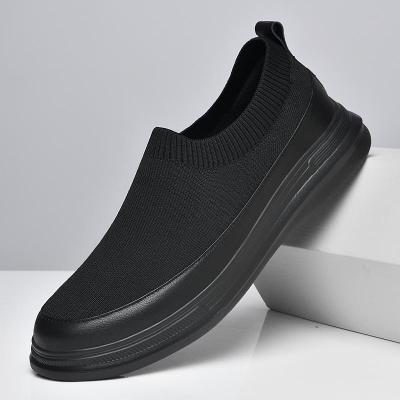 Fashion Comfy Mens Casual Sports Shoes Summer Canvas Shoes Comfortable Sneakers Breathable Cloth Shoes Slip on Loafers Walking Footwear