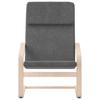Vidaxl Recliner, Dark Gray, Upholstered In Fabric