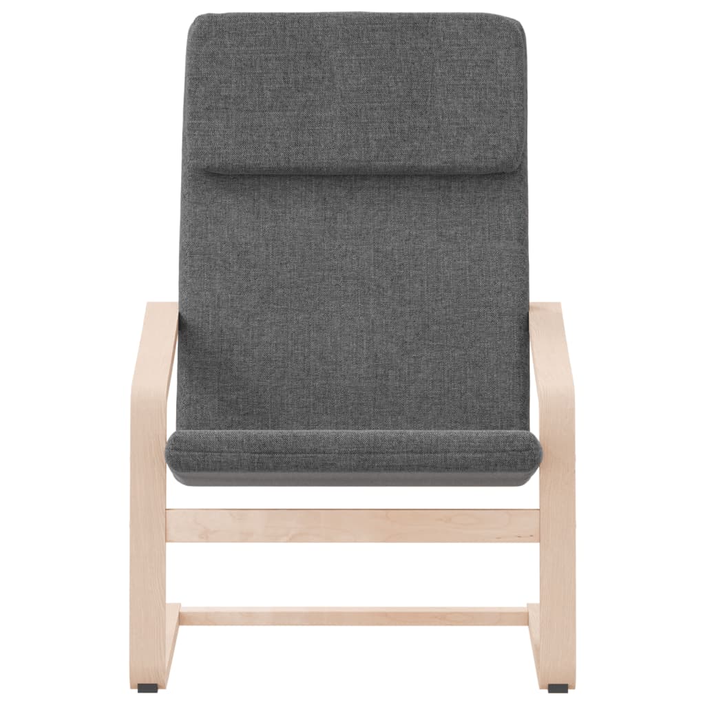 Vidaxl Recliner, Dark Gray, Upholstered In Fabric