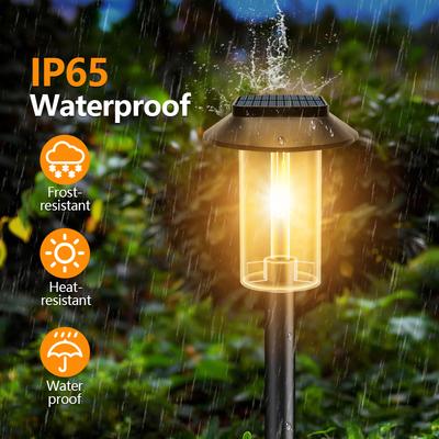 Solar Lights Outdoor Bright Solar Pathway Lights Solar Landscape Light Waterproof Garden Lights Walkway Sidewalk Path Patio