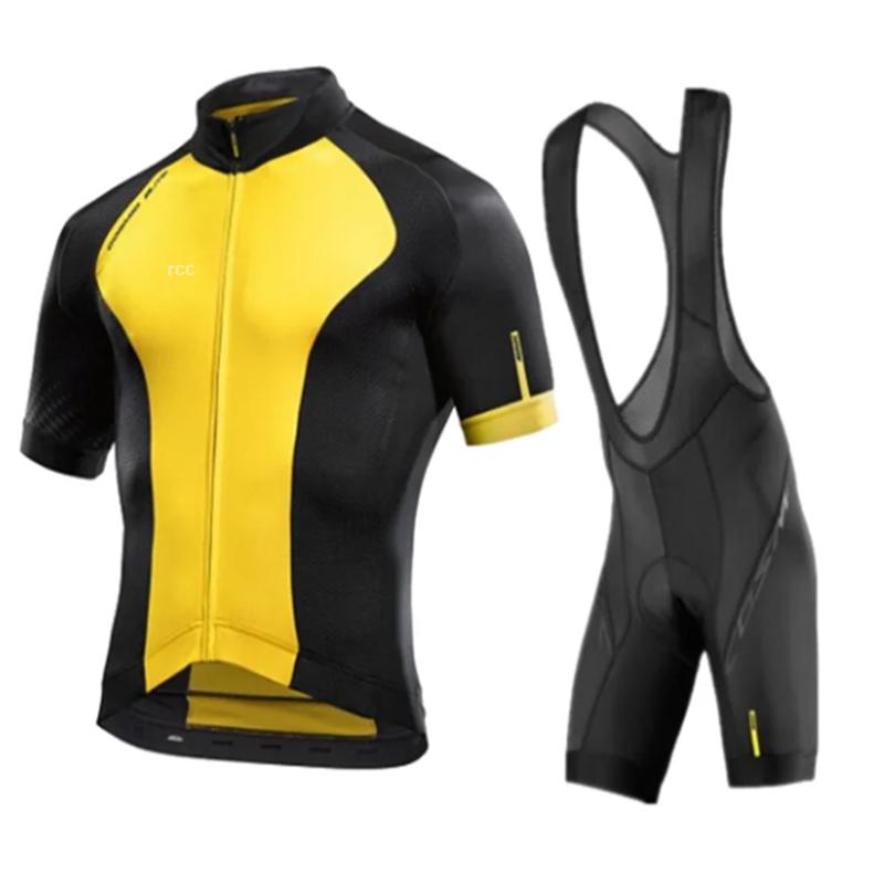

Mavic 2026 Cycling Jersey Set, Korte Mouwen, Ademend, MTB Bike, Fietskleding, Maillot, Ciclismo, Uniform Suit 002 Asian size - S