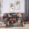 Warm Soft Blanket Decorative Home Alone  Merry Christmas  Throw Blanket  Flannel Bedspread For Bedroom Print Sofa Bed Cover