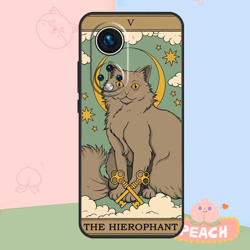 Cats Tarot Witchcraft Case For Honor Magic 8 6 7 Pro Honor 400 200 70 90 Lite X8b X8c X9a X9b X9c X9d Win RT Cover