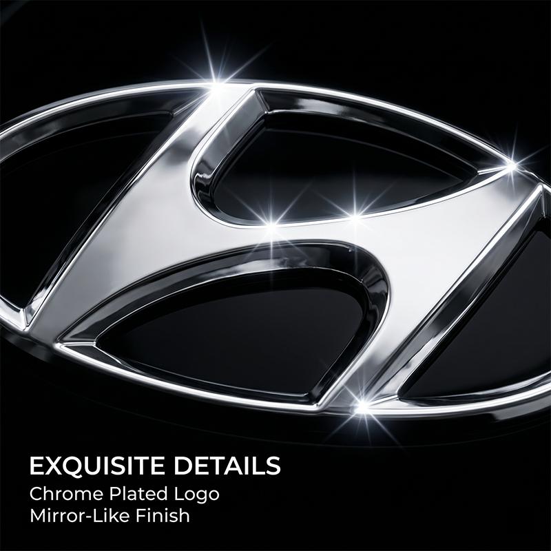 4PCS 60MM Car Emblem Badge Wheel Center Hub Cap Covers Auto Rim Cover For Hyundai Santa Fe Sonata Solaris Azera Creta I30 Ix25 Tucson IX35