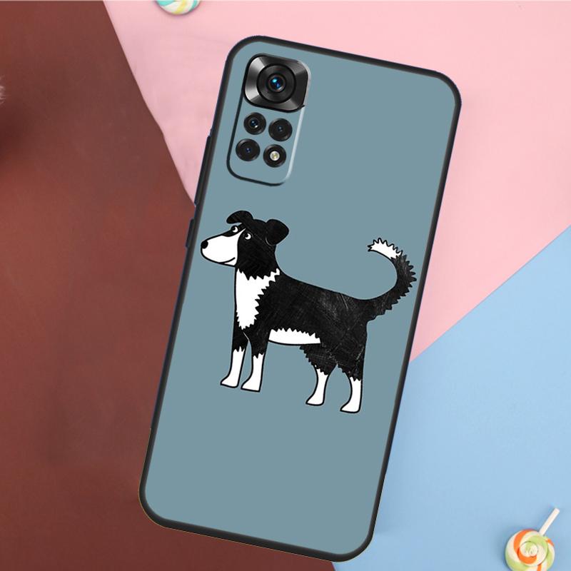 Border Collie Dog Cover For Xiaomi Redmi Note 14 13 12 9 10 11 Pro 9S 10S 11S 12S Redmi 14C 10C 12C 13C Case
