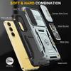 Armor Series For Samsung Galaxy A35 5G/A55 5G Kickstand Case Slide Lens Protection PC+TPU Phone Cover