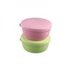 Round Travel Soap Container Self Draining Portable Soap Dish Toilet   Shower