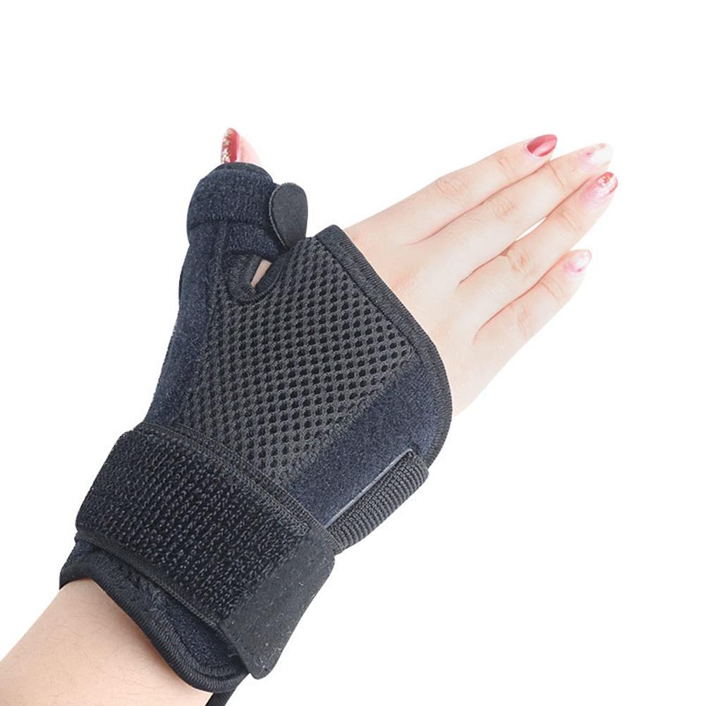 Adjustable Elastic Two-way Thumb Stabilizer Finger Support Wrist Band Brace Splint Wrap Wrist Hand Protector
