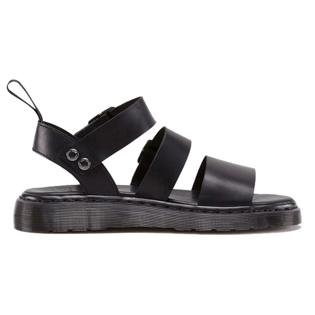 Dr. Martens Gryphon Brando Leather Gladiator Sandals Black Unisex Sneakers 15695001