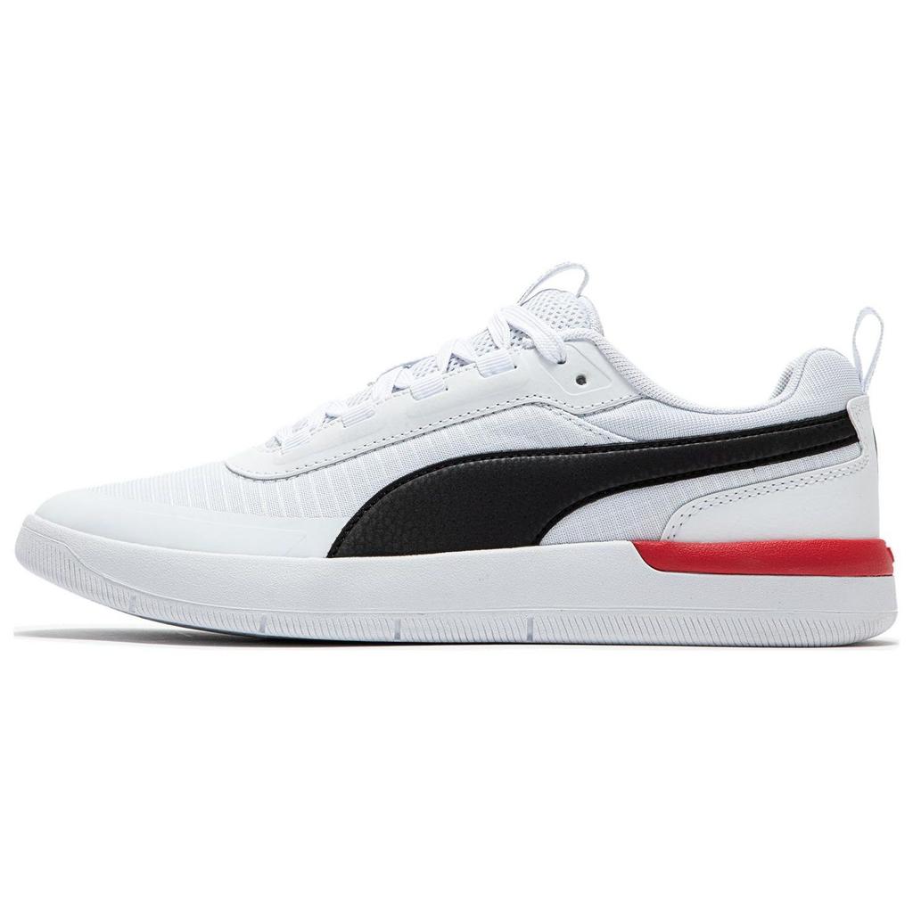 Puma Softride Archer Durable Low-Top Skate Shoes Unisex Skate Shoes White Black Red 391517-02