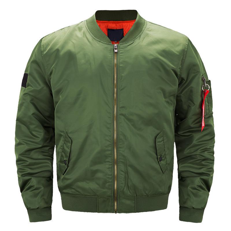 

Men s Plus Size Pilot Jacket with American Flag Design, Autumn/Winter, EU Size XL. 5XL армия зеленый