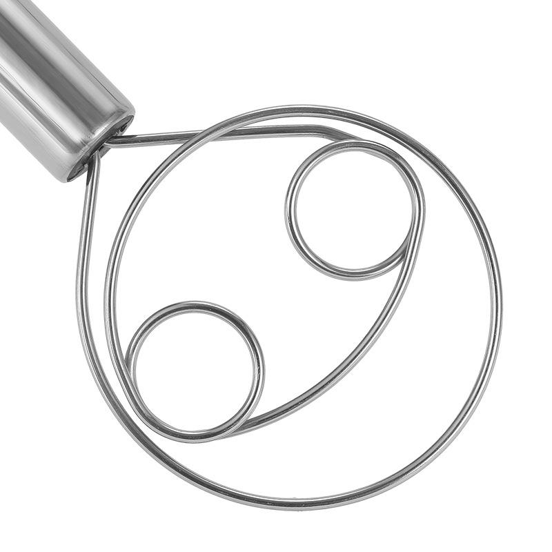 Stainless Steel Non-Stick Dough & Batter Whisk Mixer