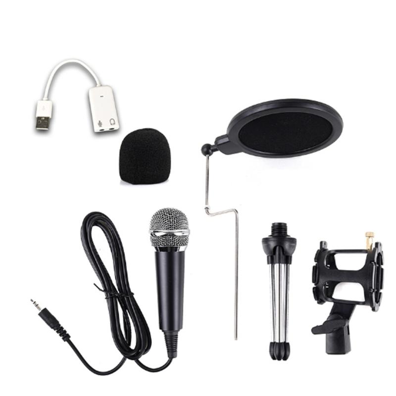 USB-Mikrofone in Studioqualität Broadcast-Set 48 kHz Abtastrate Einstellbare Verstärkung Drahtlose Übertragung für das Homeoffice