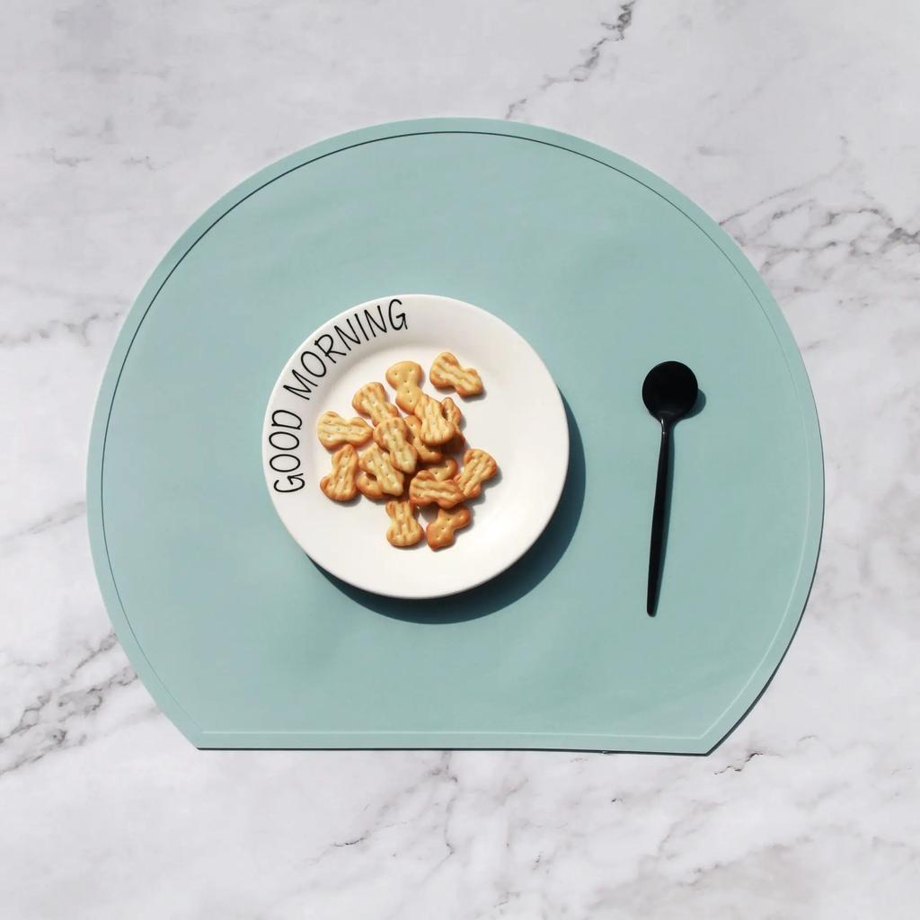 Tableware Silicone Placemat Waterproof Washable Heat Insulation Bowl Coaster Table Mat for Dining Table Kitchen Accessories