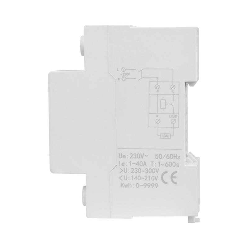 Überspannungsstrom- und Unterspannungsschutzgerät Intelligente Relais Schutzschalter Einstellbare Schutzschalter Relais