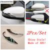 Rearview Mirror Strip Decoration Protection Decoration Cover Trim For Toyota C-HR CHR 2016 -  Chrome Accessories Exterior