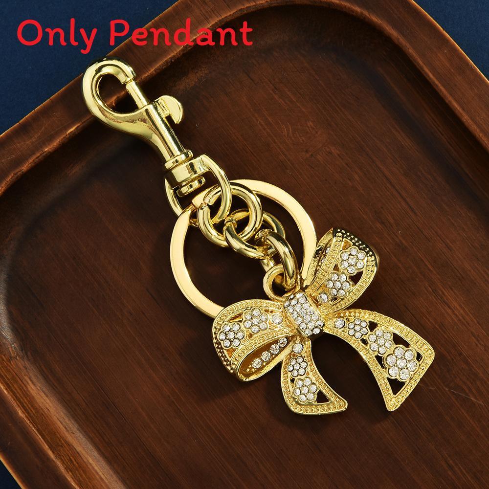 Style Silver Butterfly Pendant Bag Charm With Colorful Zircon And Charm Keychain For Summer Accessories
