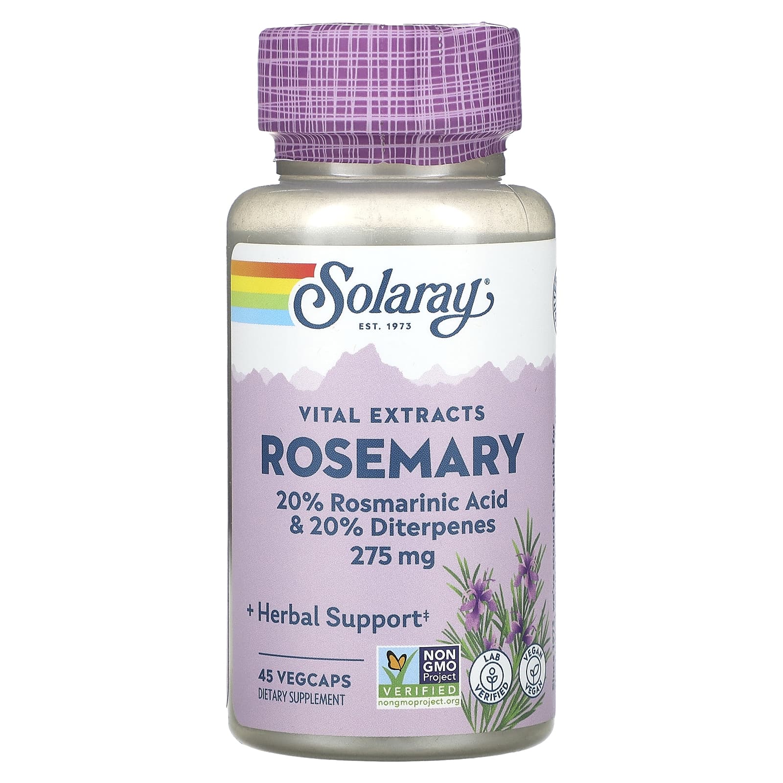 

Vital Extracts, Rosemary, Veggie Capsules 45