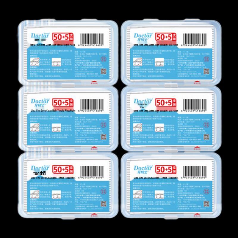 Dr. Dental Ultra-Fine Deep Cleaning Floss Picks