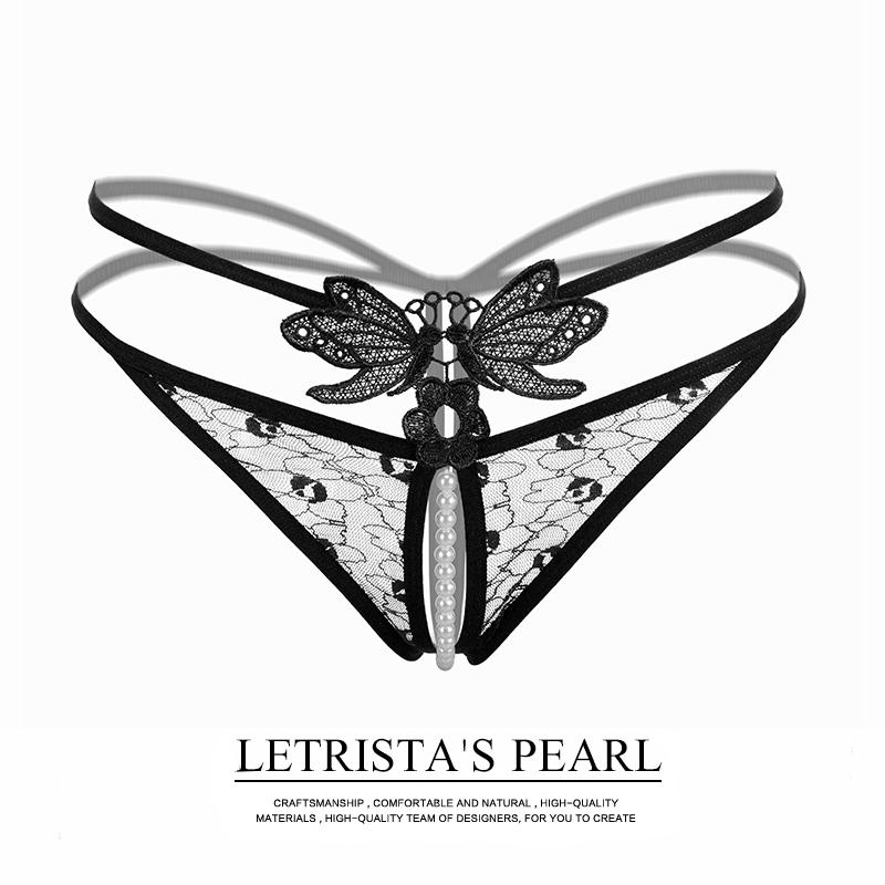 Sexy Lingerie Thong Female Sexy Low Waist Panties Ultra-thin Japanese Hot Temptation Transparent T Pants