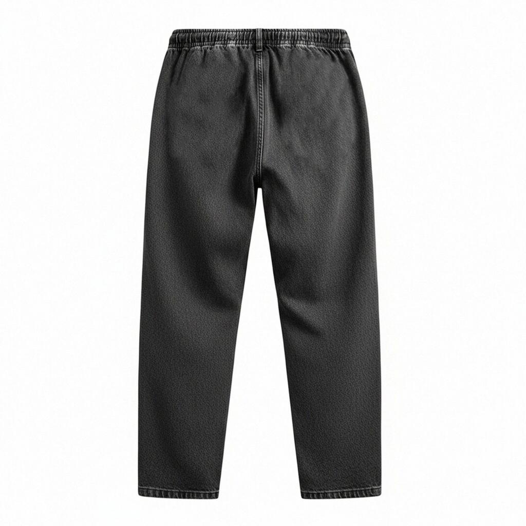 Men's Classic Straight Slim Fit Stretch Waist Jeans For Older Men