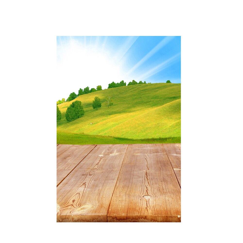 Doğal Manzara Arkaplanı Ahşap Zemin Fotoğraf Arkaplanı Bebek Duşu Doğum Günü Partisi Malzemeleri Dekor Afiş Fotoğraf Kabini Aksesuarı
