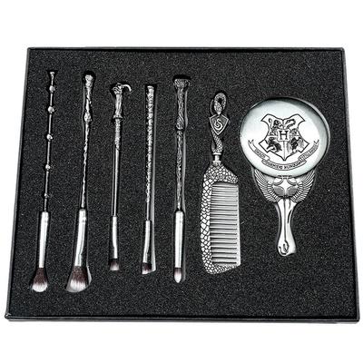 Harry Potter Metall Zauberstab Make-up Pinsel Set - Hermione & Dumbledore Kollektion