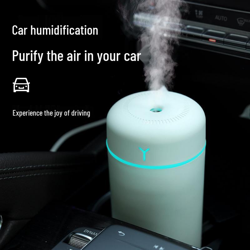 Smart Mini USB Mist Humidifier: Compact Large-Volume Aroma Diffuser for Home & Office