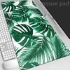 Green Tropical Plants Desk Mat Mousepad Computer Deskmat x Mouse Pad Kawaii Office Accessories Pc Table Rug Xxl Mouse Mats