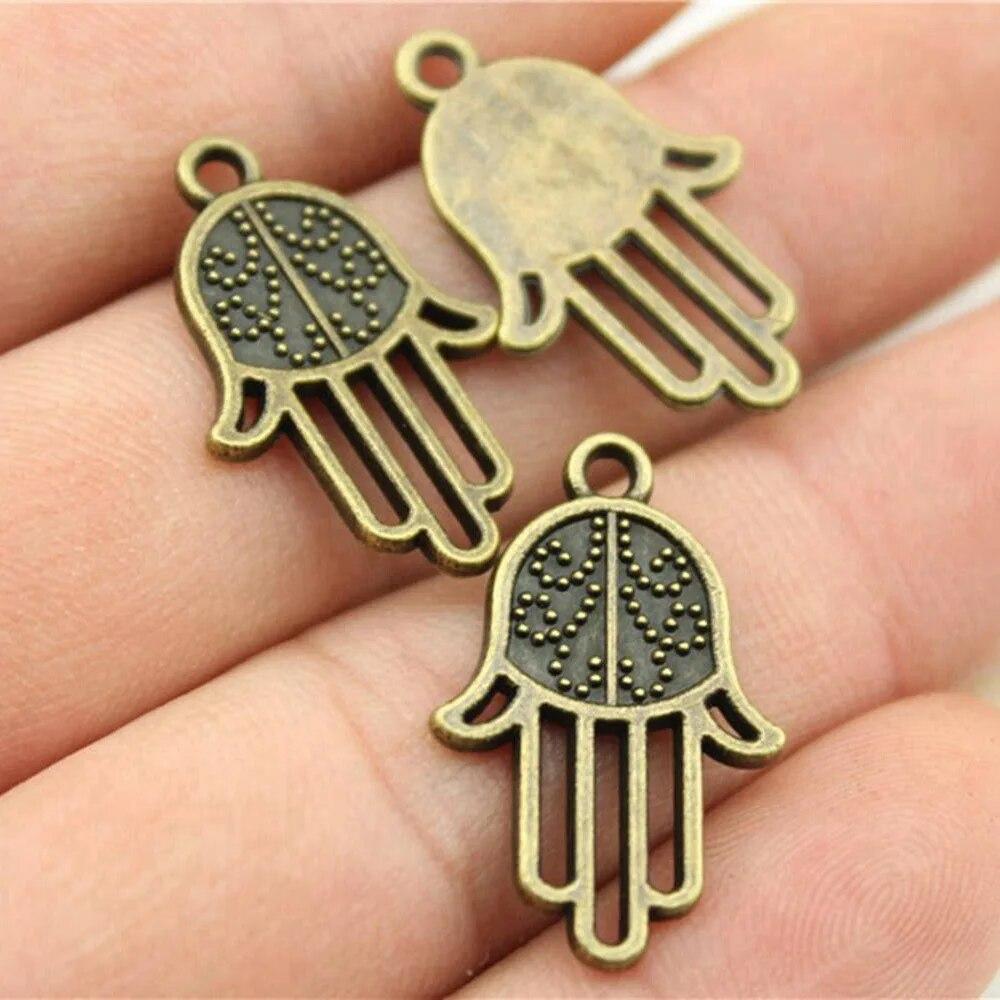 

Lufthansa Palm Charms Материалы для ювелирных изделий ручной работы A14-10pcs-20x12mm